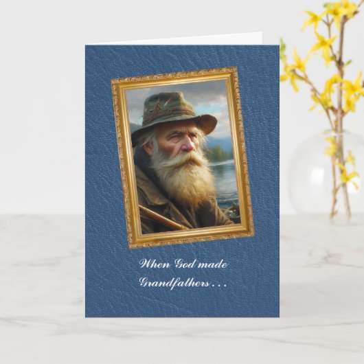 God threw away the Grandfather mold カード (黄色い花)