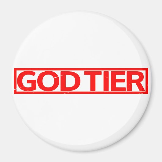 God Tier Stamp マグネット (正面)