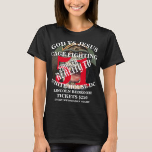 GOD VS JESUS ケージングファイト ワシントンDC リンカーン Tシャツ