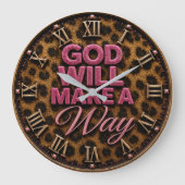 God Will Make a Way ラージ壁時計 (正面)