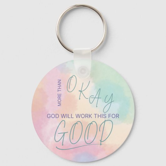 God Works All Things for Good Keychain キーホルダー (正面)