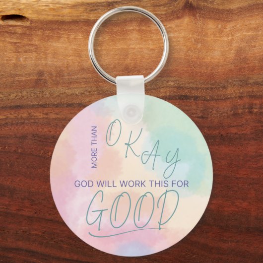 God Works All Things for Good Keychain キーホルダー (正面)