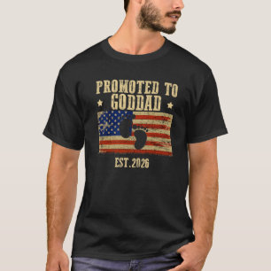 GODAD 2026ベビーシャワーに昇格Usa American F Tシャツ