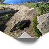 Godard Divide At Wanda Lake - John Muir Trail ポスター (角)