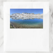 Godard Divide At Wanda Lake - John Muir Trail 長方形シール (バッグ)