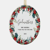 godchildによるgodparentの申出への贈与 セラミックオーナメント (右)