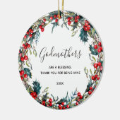 godchildによるgodparentの申出への贈与 セラミックオーナメント (左)