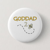 Goddad 2の蜂 缶バッジ (正面)