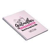 Goddaughter Gift – 人生最高のの友達 ノートブック (右側)