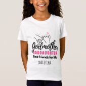 Goddaughter Gift – 人生最高のの友達 Tシャツ (正面)
