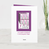 GODDAUGHTER - Happy 7誕生日 カード (裏面)