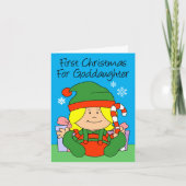 Goddaughter's First Christmas Elf シーズンカード (正面)
