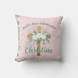 GODDDAUGHTER 最高の Baptism Confirmation クッション