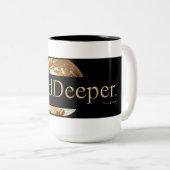 #GODDEEPER (TM)の黒15のozのツートーンマグ ツートーンマグカップ (正面右)