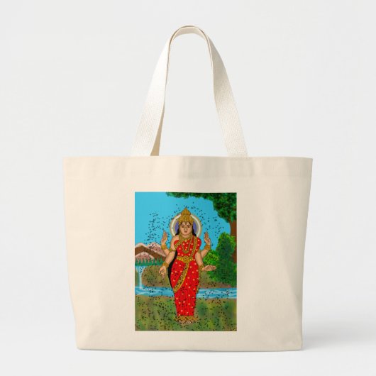 Goddess Bhramari Tote Bag ラージトートバッグ (正面)
