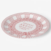 Goddess Birthday Party in pink ペーパープレート (アングル)