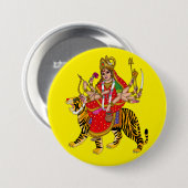 Goddess Chandraghanta Button 缶バッジ (正面&裏面)