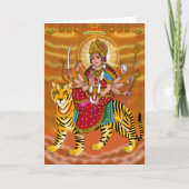 Goddess Durga Greeting Card カード (正面)