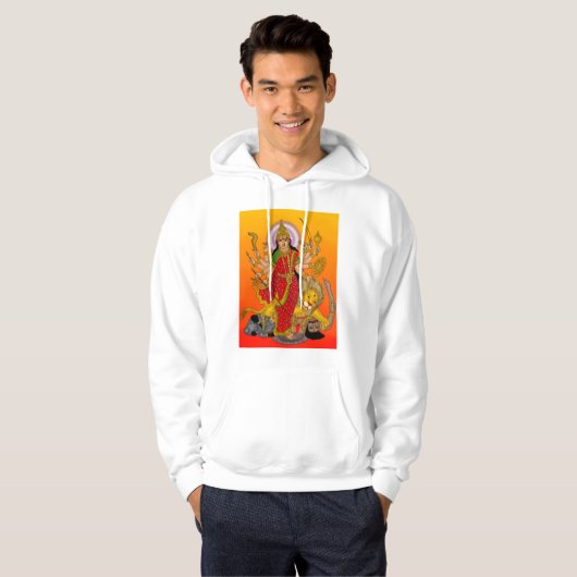 Goddess Durga Hoodie パーカ (正面フル)