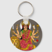 Goddess Durga Keychain キーホルダー (正面)