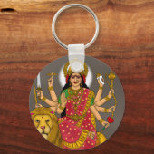Goddess Durga Keychain キーホルダー (正面)