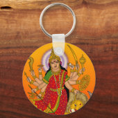 Goddess Durga Keychain キーホルダー (正面)