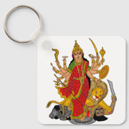 Goddess Durga Keychain キーホルダー