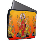 Goddess Durga Laptop Case ラップトップスリーブ (正面右)