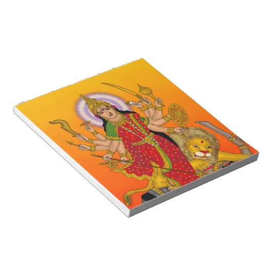 Goddess Durga Notepad ノートパッド (アングル)