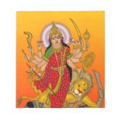 Goddess Durga Notepad ノートパッド (正面)