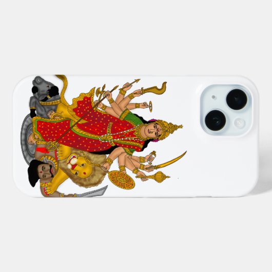Goddess Durga Phone Case Case-Mate iPhoneケース (裏面 (横))