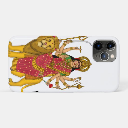 Goddess Durga Phone Case Case-Mate iPhoneケース (裏面(横))