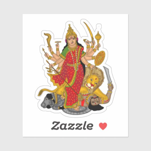 Goddess Durga Sticker シール (シート)