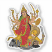 Goddess Durga Sticker シール (正面)