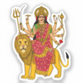 Goddess Durga Sticker シール (正面)