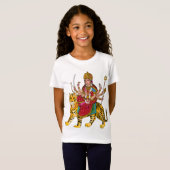 Goddess Durga T-Shirt Tシャツ (正面フル)