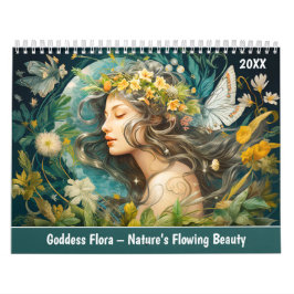 Goddess Flora – Nature’s Flowing Beauty カレンダー