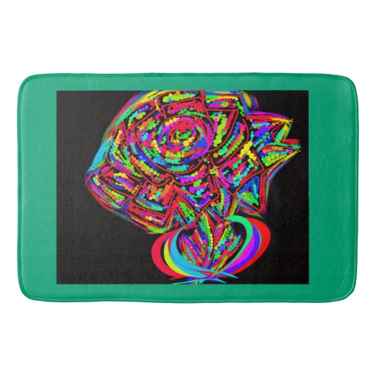 Goddess Flower Bath Mat バスマット (正面)