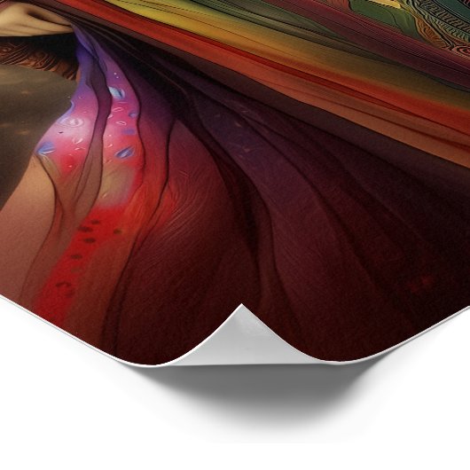 Goddess Iris Messenger Of The Gods Rainbow Art ポスター (角)