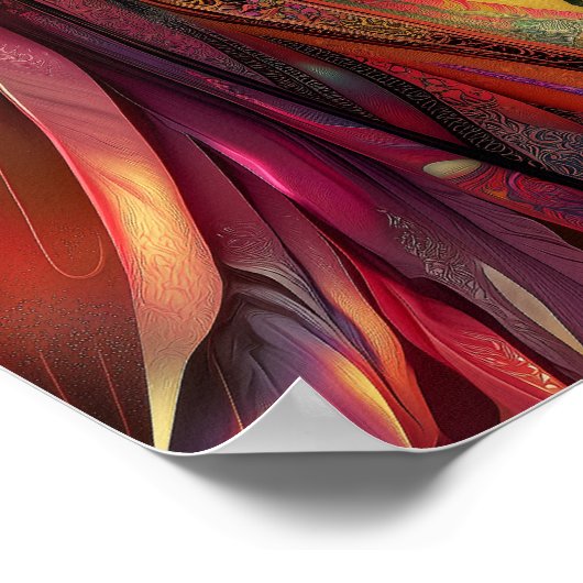 Goddess Iris Messenger Of The Gods Rainbow Purple ポスター (角)