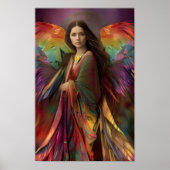 Goddess Iris Messenger Of The Gods Rainbow Purple ポスター (正面)