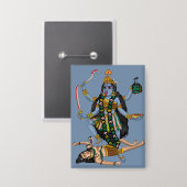 Goddess Kali Button 缶バッジ (正面/裏面)