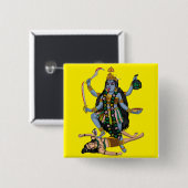 Goddess Kali Button 缶バッジ (正面&裏面)