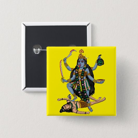 Goddess Kali Button 缶バッジ (正面&裏面)