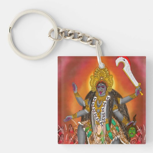 Goddess Kali Keychain キーホルダー (正面)