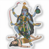 Goddess Kali Sticker シール (正面)