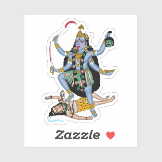 Goddess Kali Sticker シール (シート)
