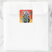 Goddess Kali Sticker スクエアシール (バッグ)