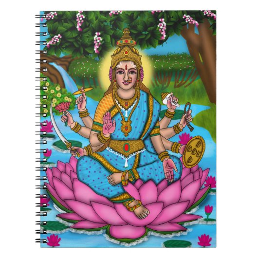 Goddess Lakshmi ノートブック (正面)