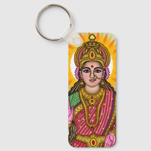 Goddess Lakshmi Keychain キーホルダー (正面)